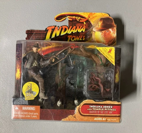 Indiana Jones Action Figure Temple Pitfall Set Raiders Hasbro 2008 New Cover