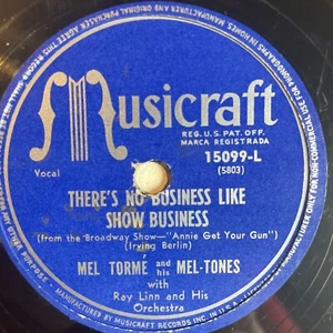 10" 78 RPM-Mel Torme-Dream Awhile/There's No Business Like Show Business/15099 - Foto 1 di 4