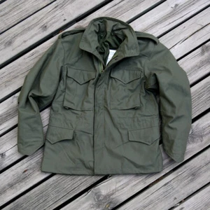 American M65 Military Herren Jacke US Army Vietnam Field Coat Grün OG107 Replica - Bild 1 von 9
