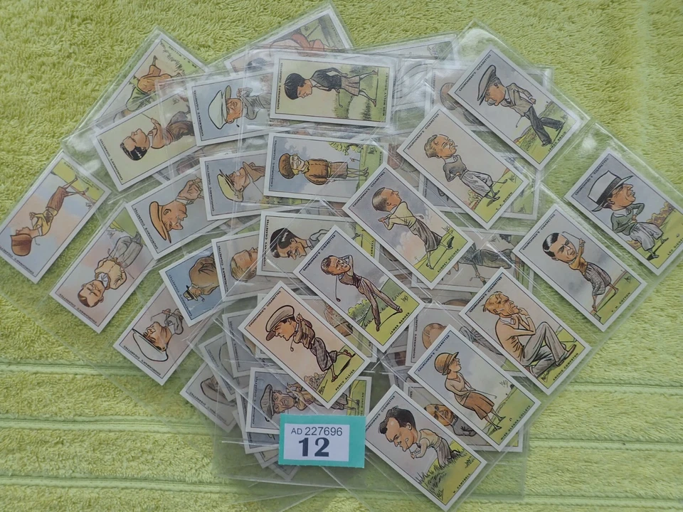 Churchman REPRO  Prominent Golfers SET OF 50 Cigarette Cards by Imperial 1989 - Image 1 of 4