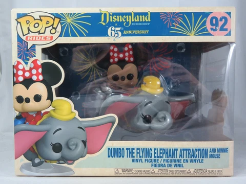 Disney Funko Pop - Dumbo the Flying Elephant Attraction and Minnie Mouse -No. 92 Cover