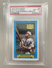 1972 Kellogg's Honus Wagner #9 , PSA 8 MT. All-Time Baseball Greats