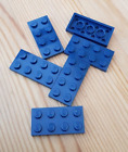 LEGO 3020 Dark Blue Plate 2 x 4 (Pack of 6) New!