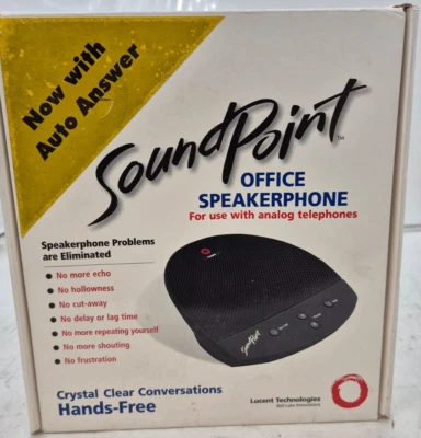 Запечатанный офисный громкоговоритель Lucent SoundPoint с автоматическим ответом для аналоговых телефонов - Изображение 1 из 4