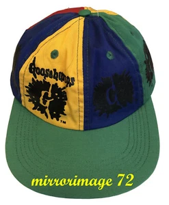 Vintage Goosebumps All Over Print Color Block Snapback Youth Hat Cap - Picture 1 of 2