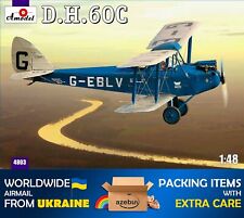 de Havilland DH.60C Cirrus Moth 1/48 Scale Plastic Model Kit Amodel 4803