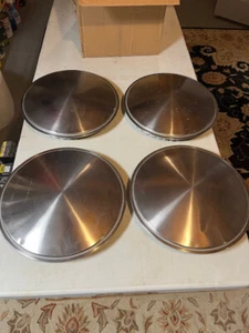 14" Set of 4 Solid Moon Wheel Covers - Snap On Wheel Caps -Fit R14 Steel Rim - Picture 1 of 10
