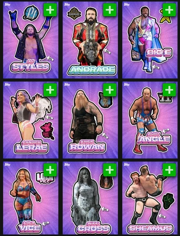 [DIGITAL] Topps Slam - Stickers 25 S1 - Purple - Pick - Image 1 of 1