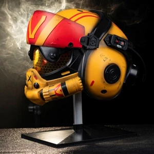 Xcoser Titanfall 2 Viper Valkyrie Casco Dañado Juegos con disfraces utilería Resina Juego Réplica - Imagen 1 de 12