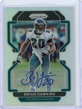 2021 Panini Prizm Football Silver Prizm Autograph #227 Brian Dawkins 
