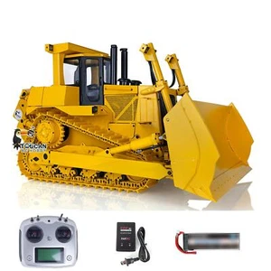 Metal 1/14 RC Bulldozer Hydraulic Remote Control D10T Tracked Dozer Model DXR2 - Picture 1 of 12