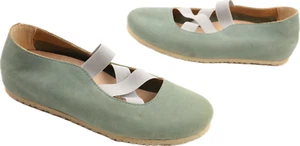 Birkenstock Santa Ana Ballet Flat Nubuck Leather Women’s Sz 39 EUR / 8 US - - Picture 1 of 10