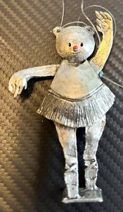 W. Gerard Pewter Ballet Dancer Teddy Bear Ornament - Picture 1 of 3