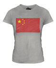 CHINA SCRIBBLE FLAG LADIES T-SHIRT TEE TOP GIFT ZH?NGGUÓ CHINESE