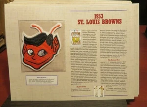 #170 Willabee & Ward 125 YEARS COOPERSTOWN PATCH - 1953 ST LOUIS BROWNS - Picture 1 of 1