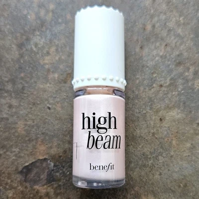 Benefit HIGH BEAM Satiny Pink Liquid Complexion Highlighter .2 fl oz NWOB! - Image 1 of 2