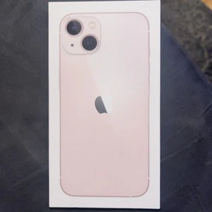 Boîte VIDE pour Apple iPhone 13 128Go Rose 2021 Incl. Autocollant Apple sans bourgeons/fil - Photo 1 sur 4