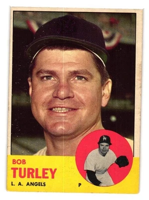 1963 Topps - #322 Bob Turley - Image 1 of 2