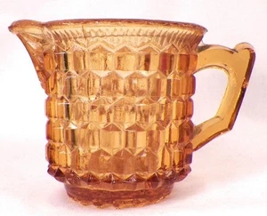 Childs Toy Creamer Amber Doyle & Co #500 EAPG for Table Set Antique 1880s - Picture 1 of 6