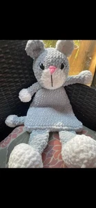 Handmade Crocheted Cat Snuggler Plush - Picture 1 of 3