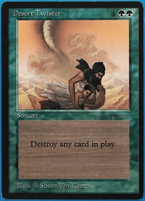 Desert Twister Arabian Nights NM Green Uncommon MAGIC CARD (ID# 506525) ABUGames - Image 1 of 2