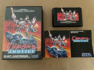 Cyborg Justice Sega Mega Drive Boxed Pal Version CIB Fast Despatch Next Day - Picture 1 of 20