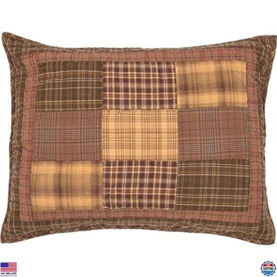 Rustic Lodge Prescott marrón farsa estándar 21x27 - accesorio de ropa de cama marcas VHC Foto 1 de 4