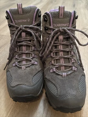 Bearpaw Zephyr Mid Hiking Boots Women's 9 Purple & Gray - Image 1 of 4