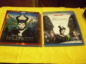(2) Disney Maleficent Blu-Ray/DVD Lot: Maleficent + Mistress of Evil - Picture 1 of 1