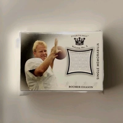 Boomer Esiason 2021 Sportkings Volume 3 Memorabilia Game Worn Relic SM-BE - Image 1 of 2