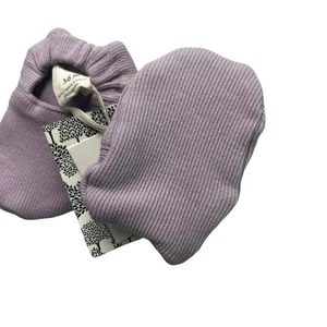 Kate Quinn New Lavender Organic Cotton Booties Size 3-6 Months - Picture 1 of 3