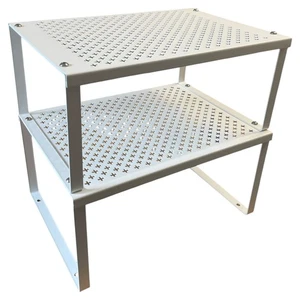 Universal 2er Set Küchenregal stehend aus Metall Küchen Organizer - Bild 1 von 3