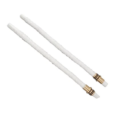 10PCS Wine Bottle Torch Wicks Kit Fiberglass Wicks With Brass Torch Wick Holders - Image 1 of 4