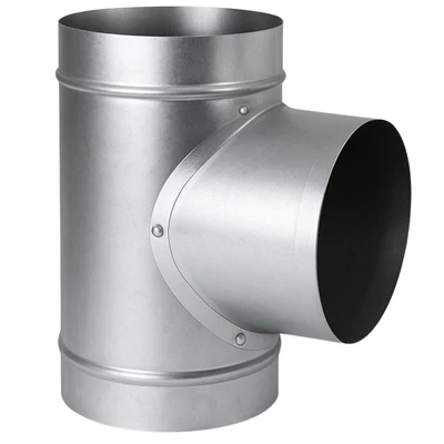 MKK T-Stück Abzweig ALUFlexRohr Wickelfalzrohr Lüftung Reduzierung