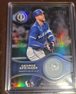 Baseball George Springer 2025 Topps Tribute /199 Spiel gebraucht - Bild 1 von 2
