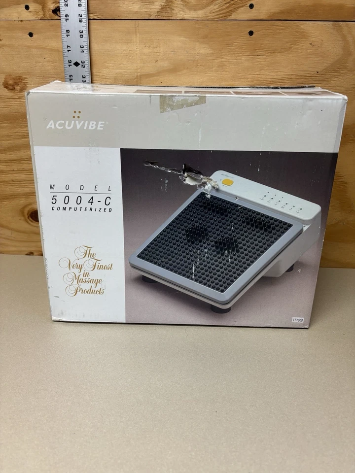 AcuVibe 5004C Computerized Foot Massager Adjustable Vibration UNUSED/ TEST VIDEO - Image 1 of 4