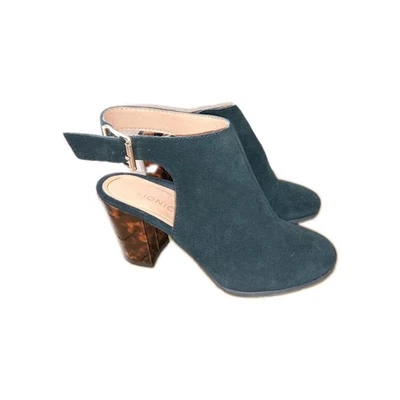 Vionic Women's Size 8 Lacey Tortoise Shell Open Heel Shoe Black  Ankle Strap - Image 1 of 4