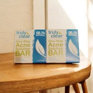 NEW NIB Set Of 2 Truly Clear One Step Acne Solution Blemish Bar 3.5oz  - Picture 1 of 1