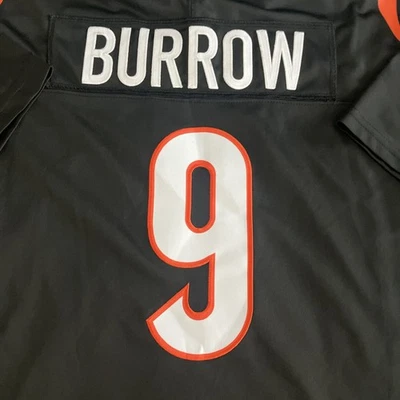 Camiseta deportiva para hombre Joe Burrow Cincinnati Bengals negra mediana sin marca Foto 1 de 4