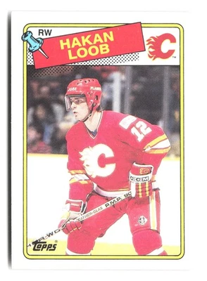 1988-89 Topps #110 Hakan Loob - Image 1 of 2