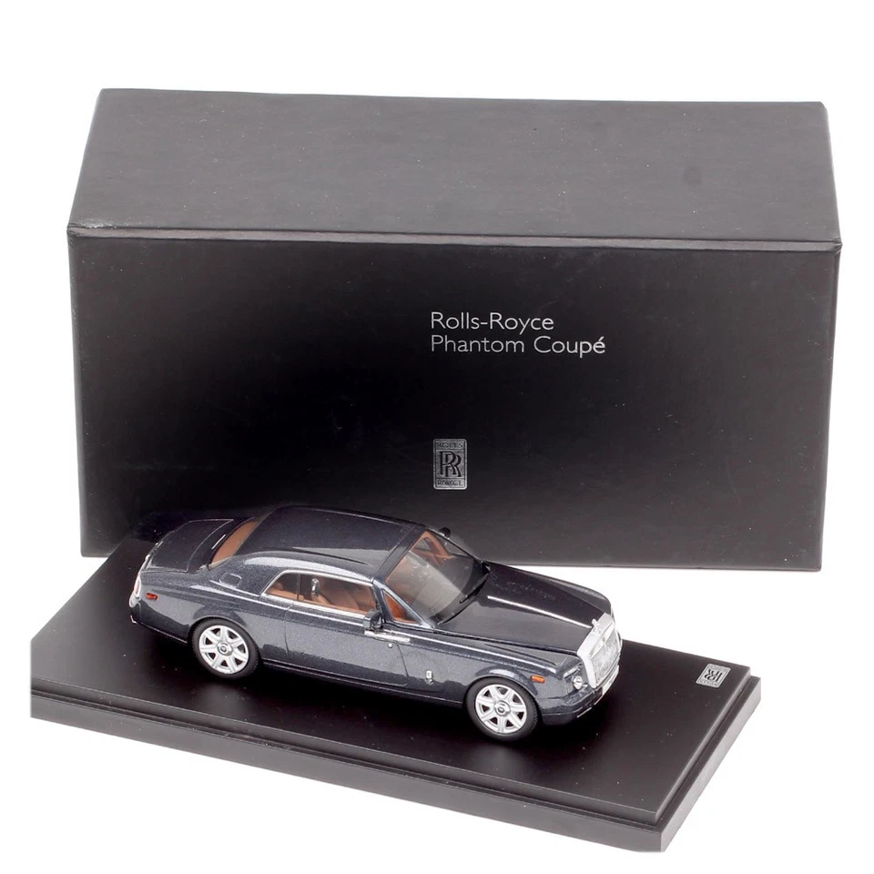Kyosho 1/43 Scale Rolls Royce Phantom Coupe Diecast Car Model Toy DarkBlue - Image 1 of 4