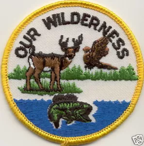 "OUR WILDERNESS" Patch Iron On NEW - Picture 1 of 1
