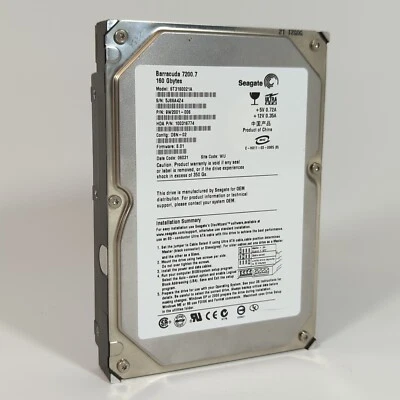 Seagate Barracuda 7200.7 ST3160021A 160GB / 32GB IDE PATA HDD Hard Disk Drive - Image 1 of 4