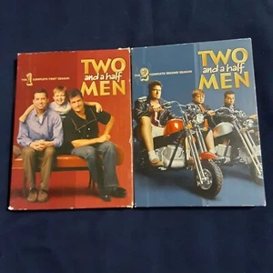 TWO AND A HALF MEN LOT SEASON 1 AND 2 BOX DVD SET - Picture 1 of 4