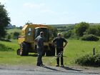 Photo 6x4 2011 : Road surfacing machine parked in a field Catcomb With cr c2011