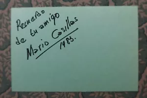 Mario Casillas - MEXICAN CINEMA -Don't Mess with an Angel - Autographed 1983 - Picture 1 of 2