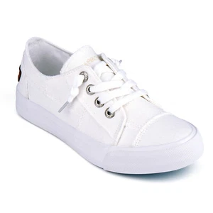 JENN ARDOR Women's Canvas Shoes Low Top Slip On Sneakers Splicing Walking Flats - Picture 1 of 24