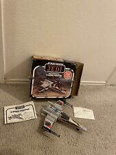 Vintage Kenner Star Wars BATTLE DAMAGED X-WING FIGHTER with box 100  COMPLETE