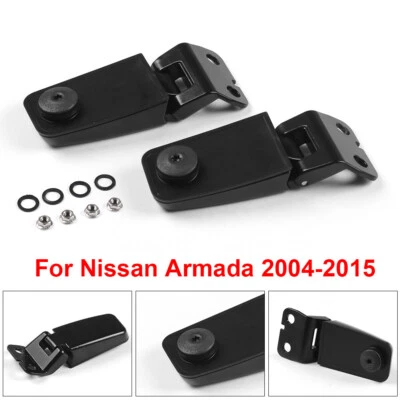 Bisagras de vidrio ventana puerta trasera izquierda+derecha para Nissan Armada 2004-2015 Foto 1 de 4