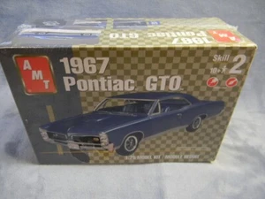 1/25 SCALE  1967 AMT PONTIAC GTO HARDTOP WHITE MODEL KIT-SEALED - Picture 1 of 7